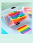Preview: Großhandel B2B Mini Regenbogen A6 Sortierordner Mehrfach Sortiermappen Tasche